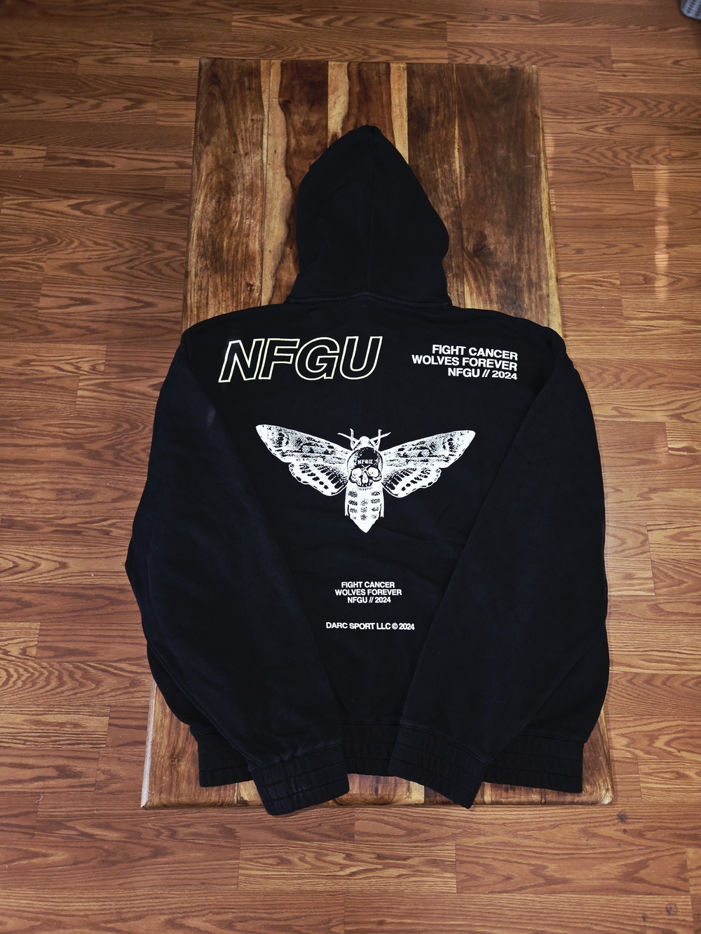 Darc Sport "FIGHT CANCER" Black Zip-up Hoodie